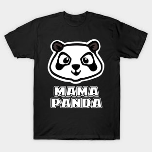 Cute Kawaii Mama Panda T-Shirt